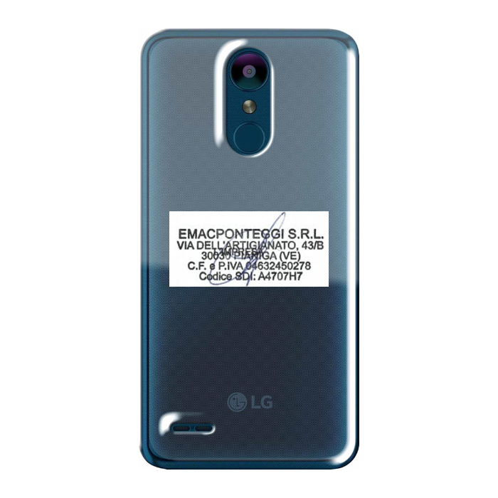 Cover personalizzata LG K9 2018