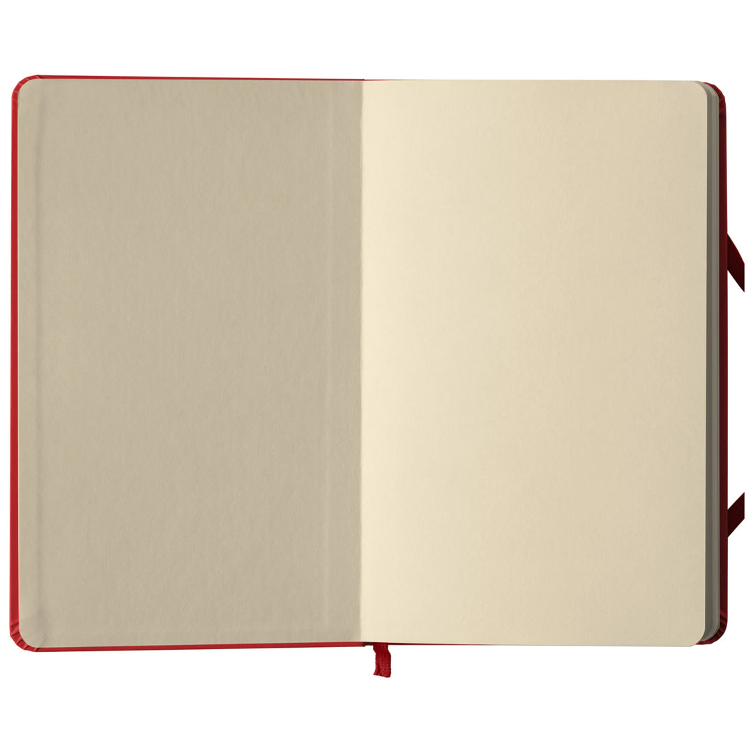 Taccuino Mi ascolto dell'album Un momento tutto per me di La stanza del respiro: copertina soft touch in 8 colori, con chiusura e segnalibro coordinati