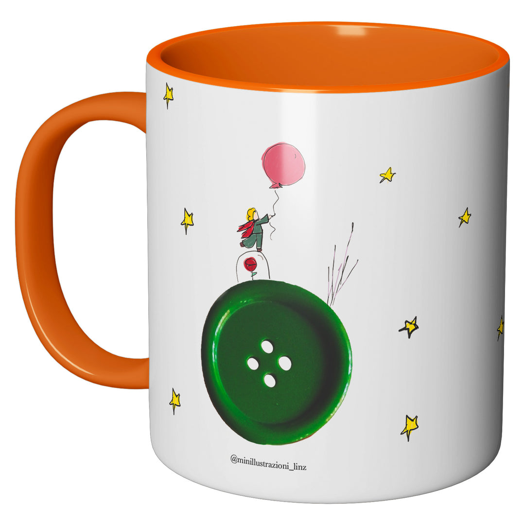 Tazza in ceramica Scegli la leggerezza dell'album Tazze Positive di Minillustrazioni_linz perfetta idea regalo