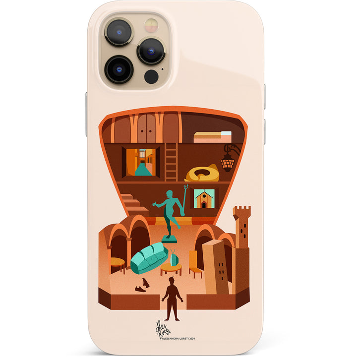 Cover Bologna dell'album Viaggi Illustrati di Alessandra Loreti per iPhone, Samsung, Xiaomi e altri