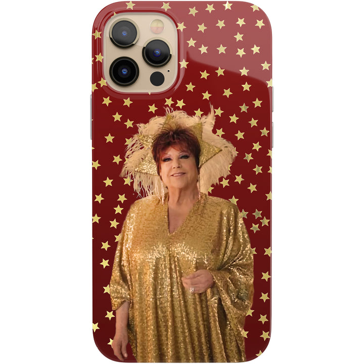 Cover Stelle in rosso dell'album Buone feste di Orietta Berti per iPhone, Samsung, Xiaomi e altri