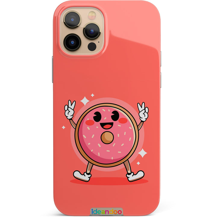 Cover Donut felice dell'album Donuts per tutti di Ideandoo per iPhone, Samsung, Xiaomi e altri