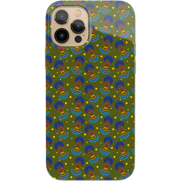 Cover Donna africana dell'album Pattern Africani di Ideandoo per iPhone, Samsung, Xiaomi e altri