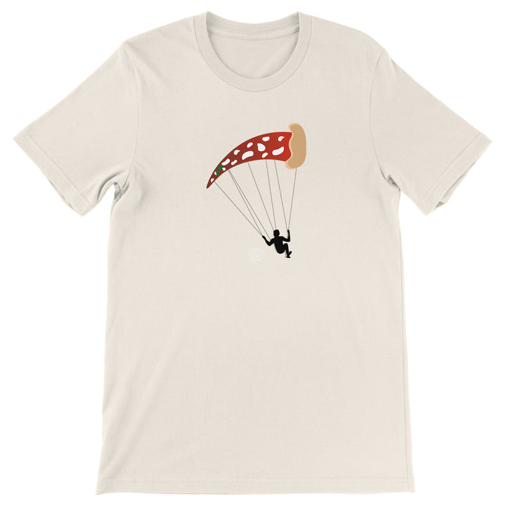 Maglietta Parapendio pizza dell'album Partire tornare restare di Donnie, T-Shirt uomo donna e bambino a maniche corte in cotone con girocollo