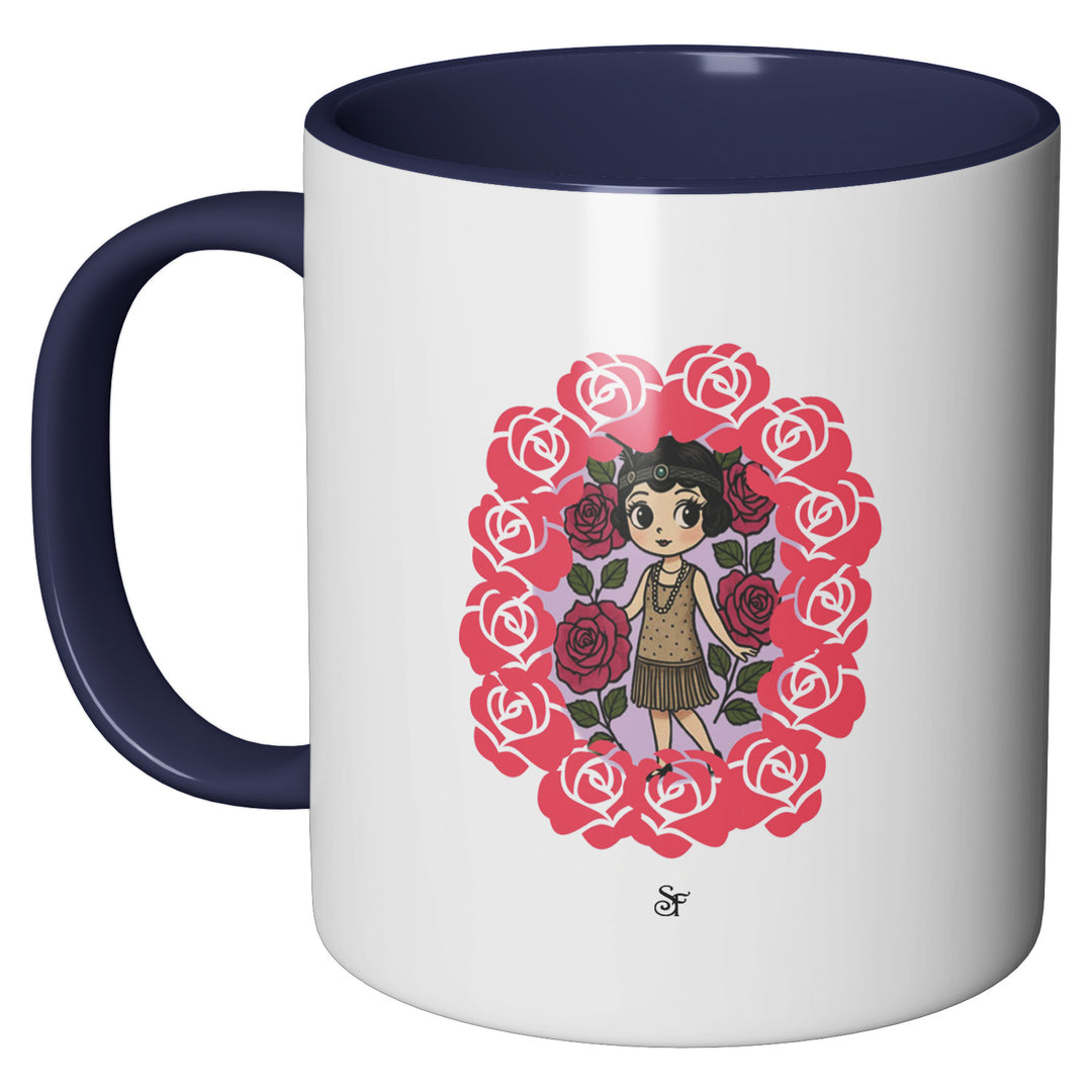 Tazza in ceramica Betty and Rose in Winter dell'album Winter Fantasies From the World - Tazze di SF Creator perfetta idea regalo