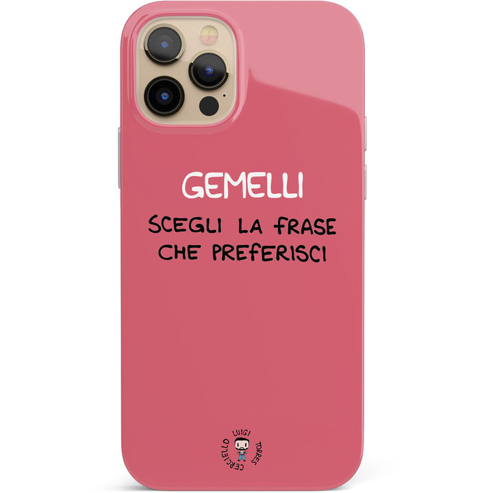 Cover Gemelli dell'album Segni Zodiacali 2024 di Luigi Torres Cerciello per iPhone, Samsung, Xiaomi e altri