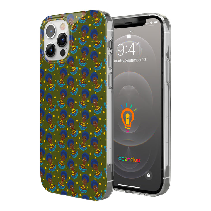 Cover Donna africana dell'album Pattern Africani di Ideandoo per iPhone, Samsung, Xiaomi e altri