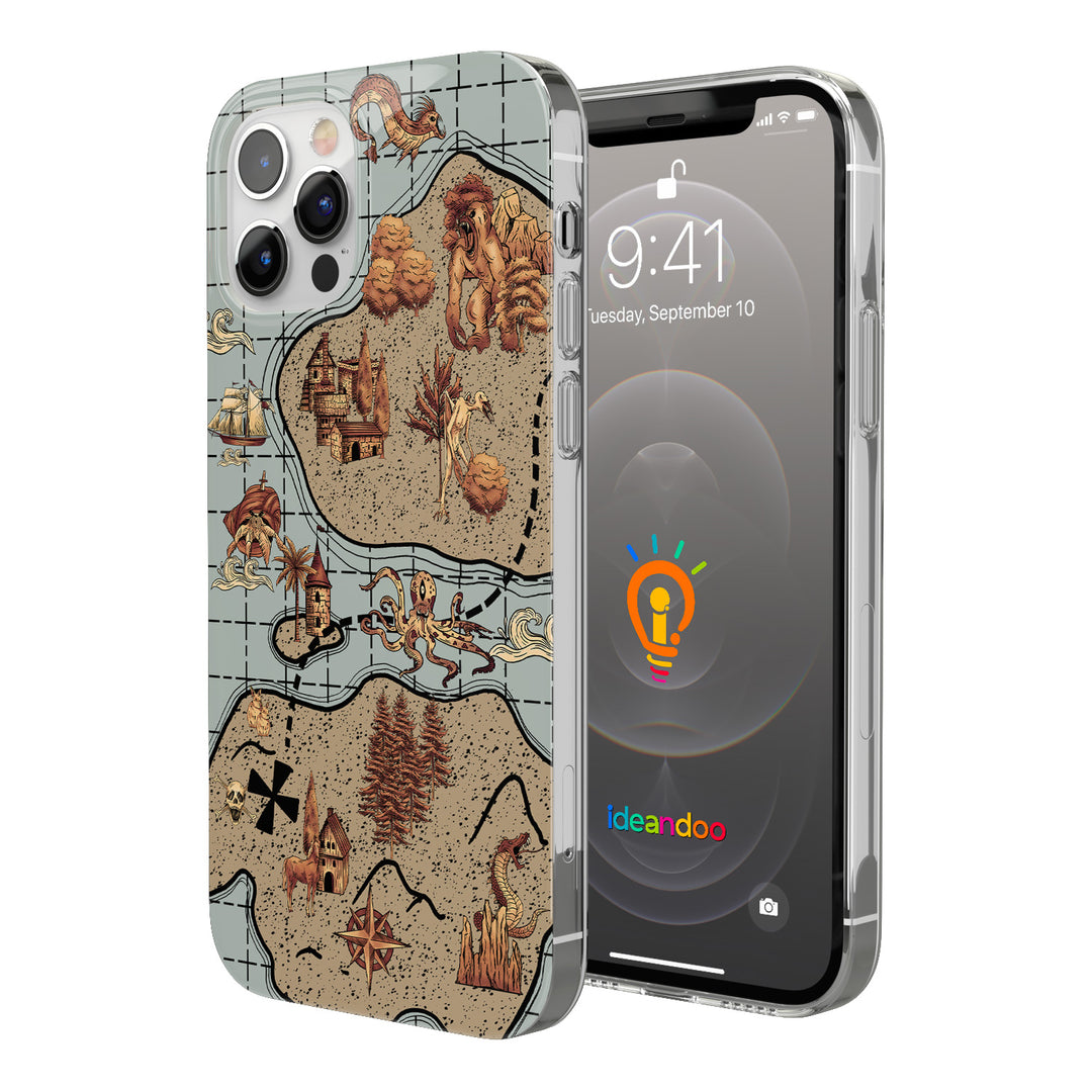 Cover Sentiero con kraken dell'album Mappa del tesoro di Ideandoo per iPhone, Samsung, Xiaomi e altri