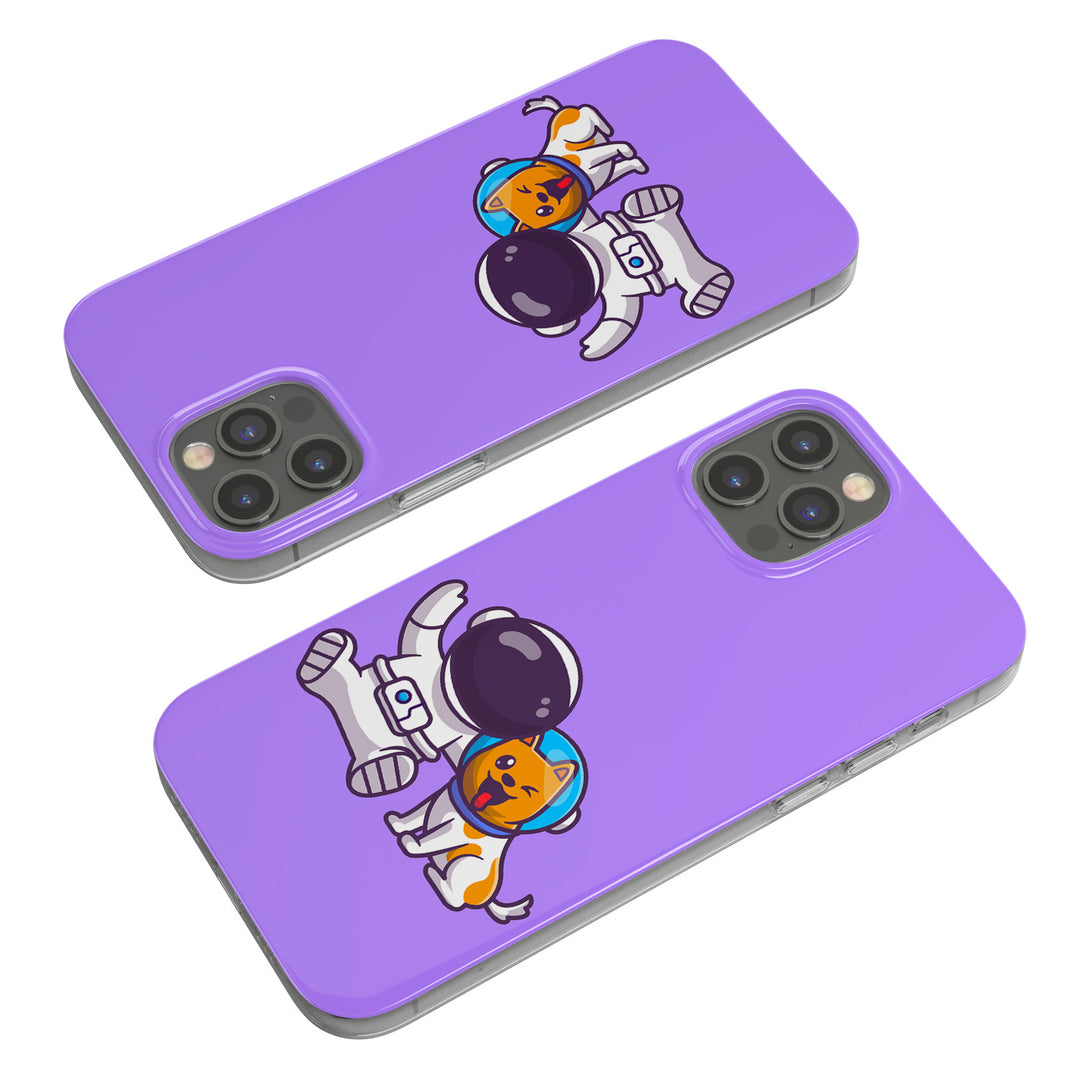 Cover Astronauta e cane dell'album Astronauta carino di Ideandoo per iPhone, Samsung, Xiaomi e altri