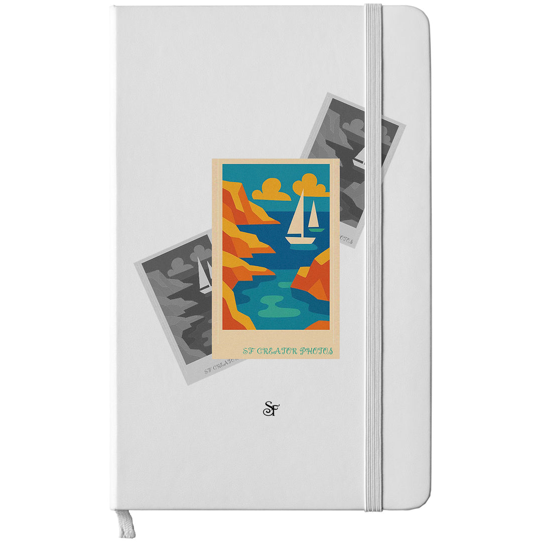 Taccuino Modern Sea in Winter dell'album Winter Fantasies From the World - Taccuini di SF Creator: copertina soft touch in 8 colori, con chiusura e segnalibro coordinati