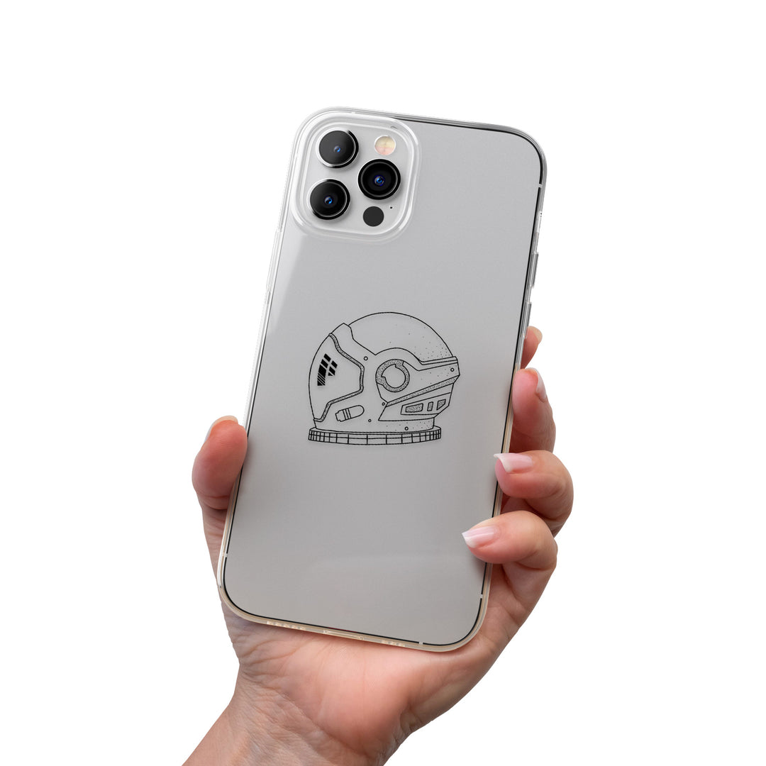 Cover Casco astronauta dell'album Spazio stellare di Ideandoo per iPhone, Samsung, Xiaomi e altri