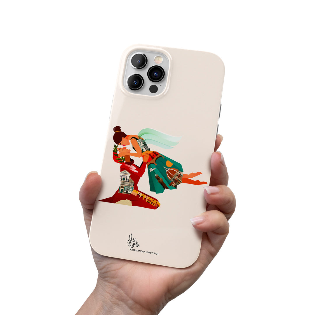 Cover Firenze dell'album Viaggi Illustrati di Alessandra Loreti per iPhone, Samsung, Xiaomi e altri