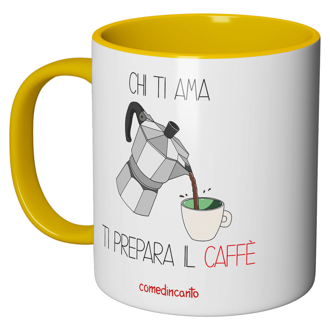 Tazza in ceramica Caffè dell'album Chi ti ama... di comedincanto perfetta idea regalo