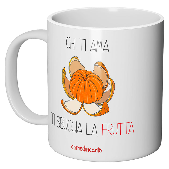 Tazza in ceramica Frutta dell'album Chi ti ama... di comedincanto perfetta idea regalo