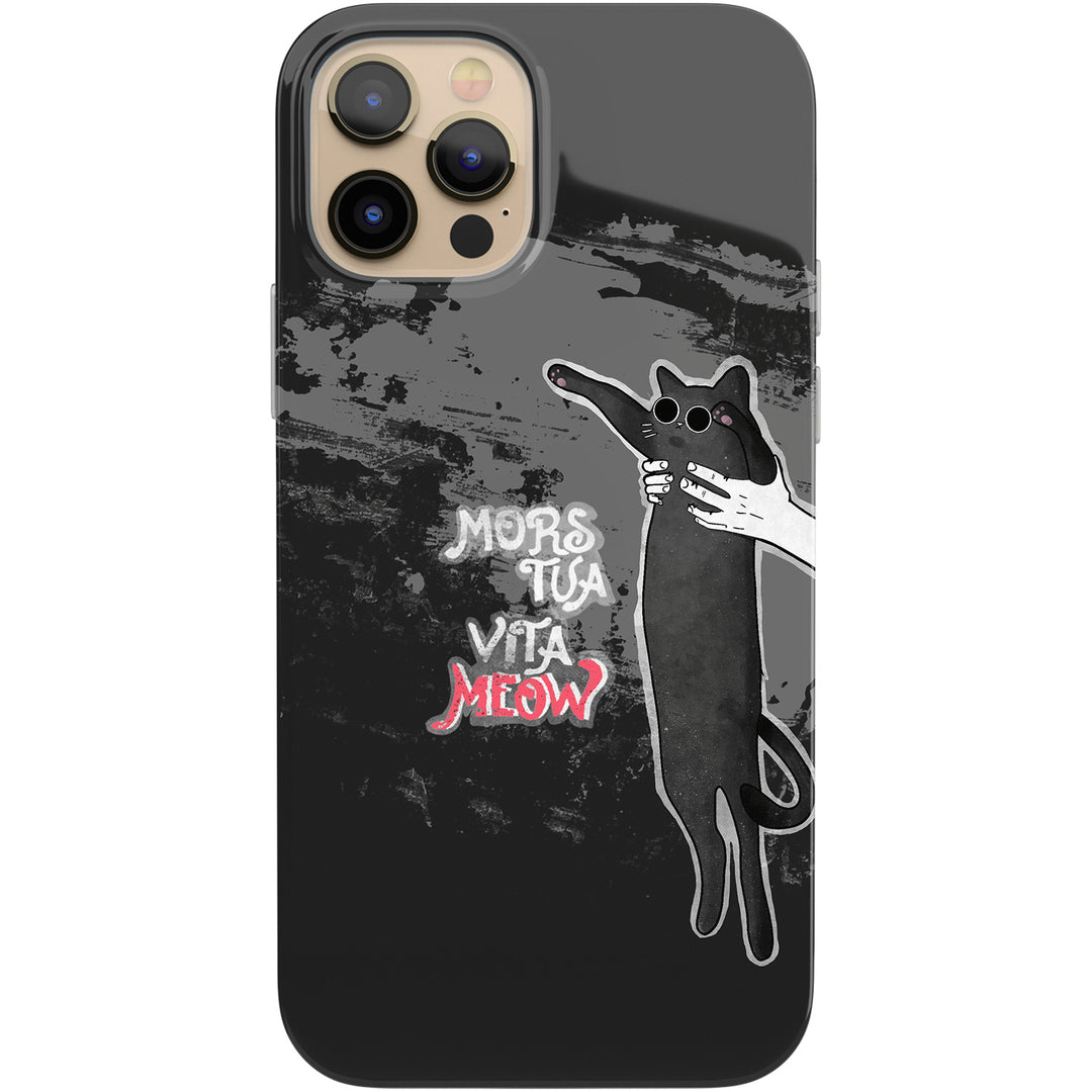 Cover Mors tua vita meow dell'album Sticker effect di Rosa Seppia per iPhone, Samsung, Xiaomi e altri