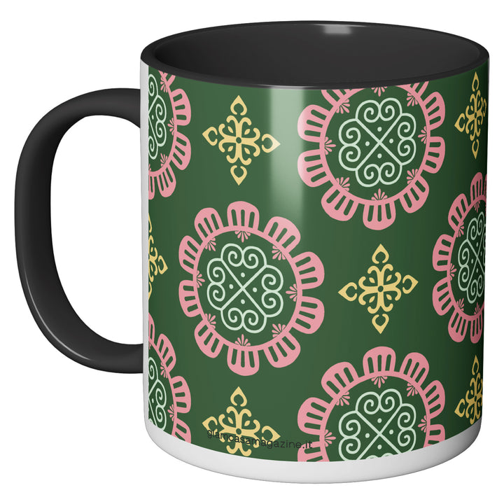 Tazza in ceramica Fiori Vintage dell'album Tazze Glam di Glamcasamagazine perfetta idea regalo