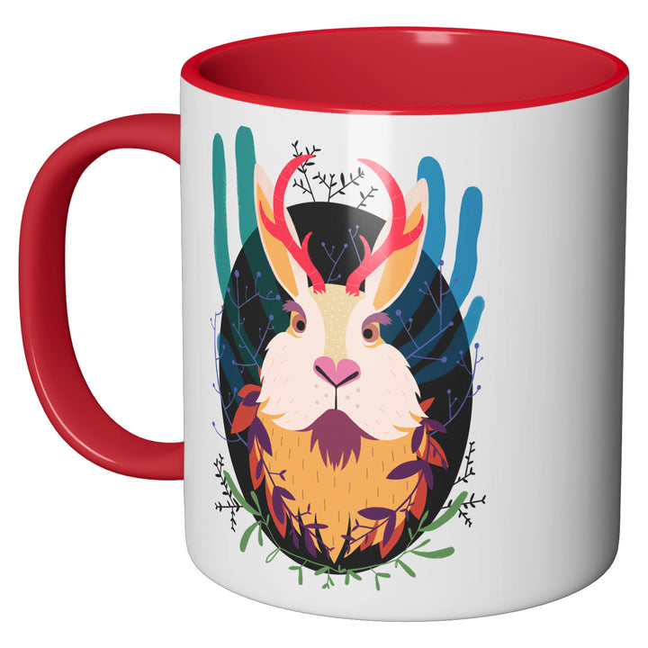 Tazza in ceramica Jackalope dell'album Tazze selvatiche di Silvia Mauri perfetta idea regalo