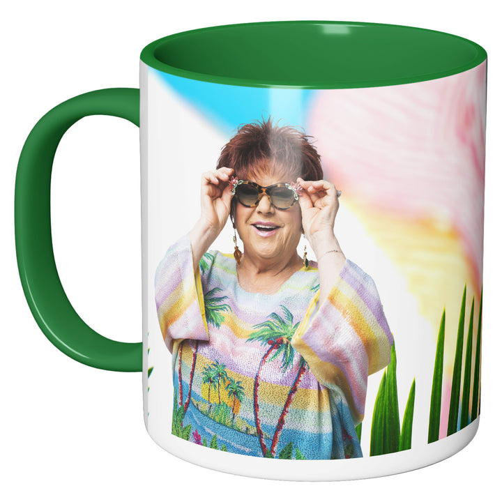 Tazza in ceramica PALM SPRINGS dell'album #siamonatiperamare di Orietta Berti perfetta idea regalo