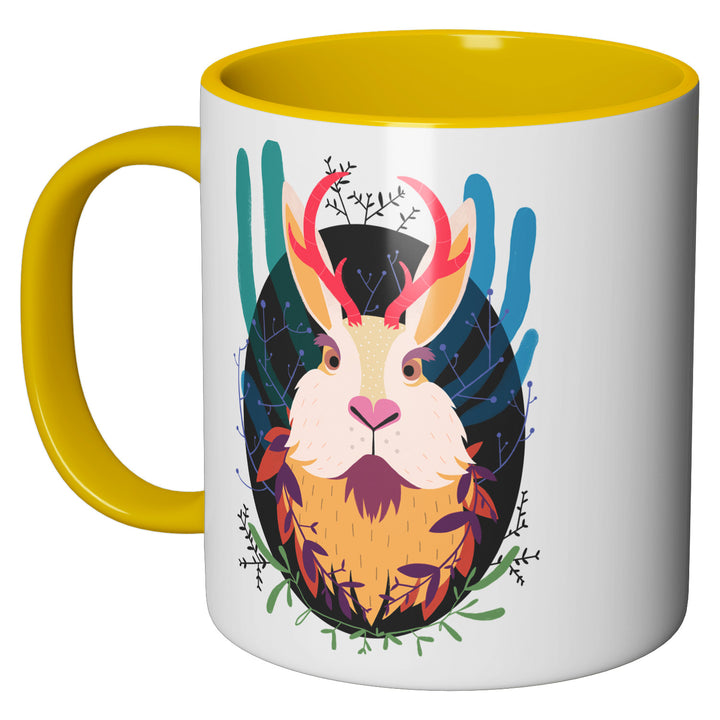 Tazza in ceramica Jackalope dell'album Tazze selvatiche di Silvia Mauri perfetta idea regalo