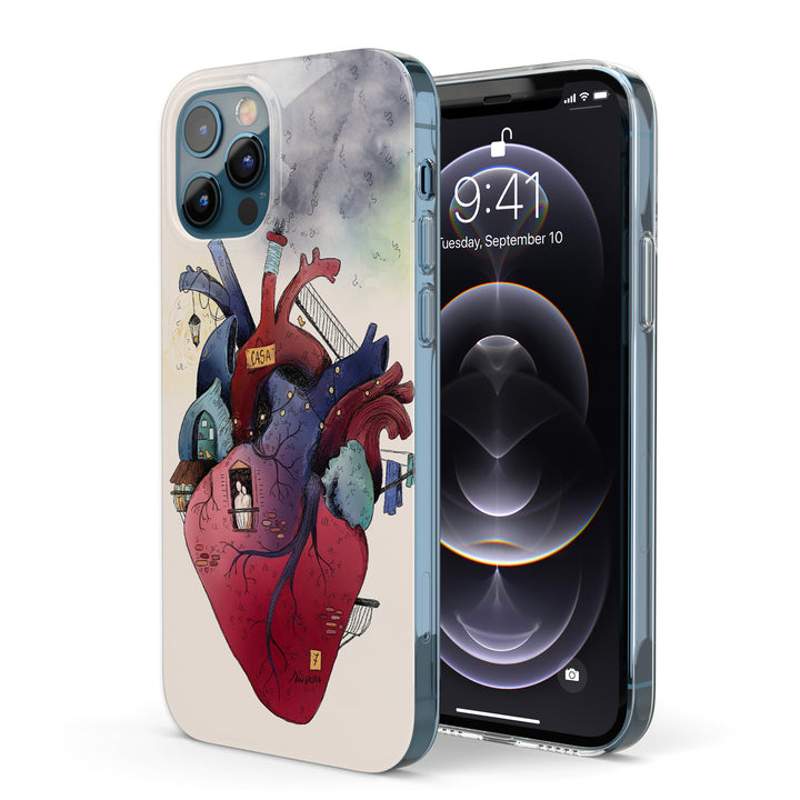 Cover Casa dell'album Emozioni illustrate di Blulimone per iPhone, Samsung, Xiaomi e altri