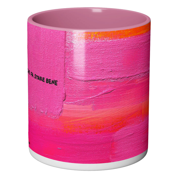 Tazza in ceramica Solo quello che fa stare bene dell'album Therapy mug di Stella Bellingeri perfetta idea regalo