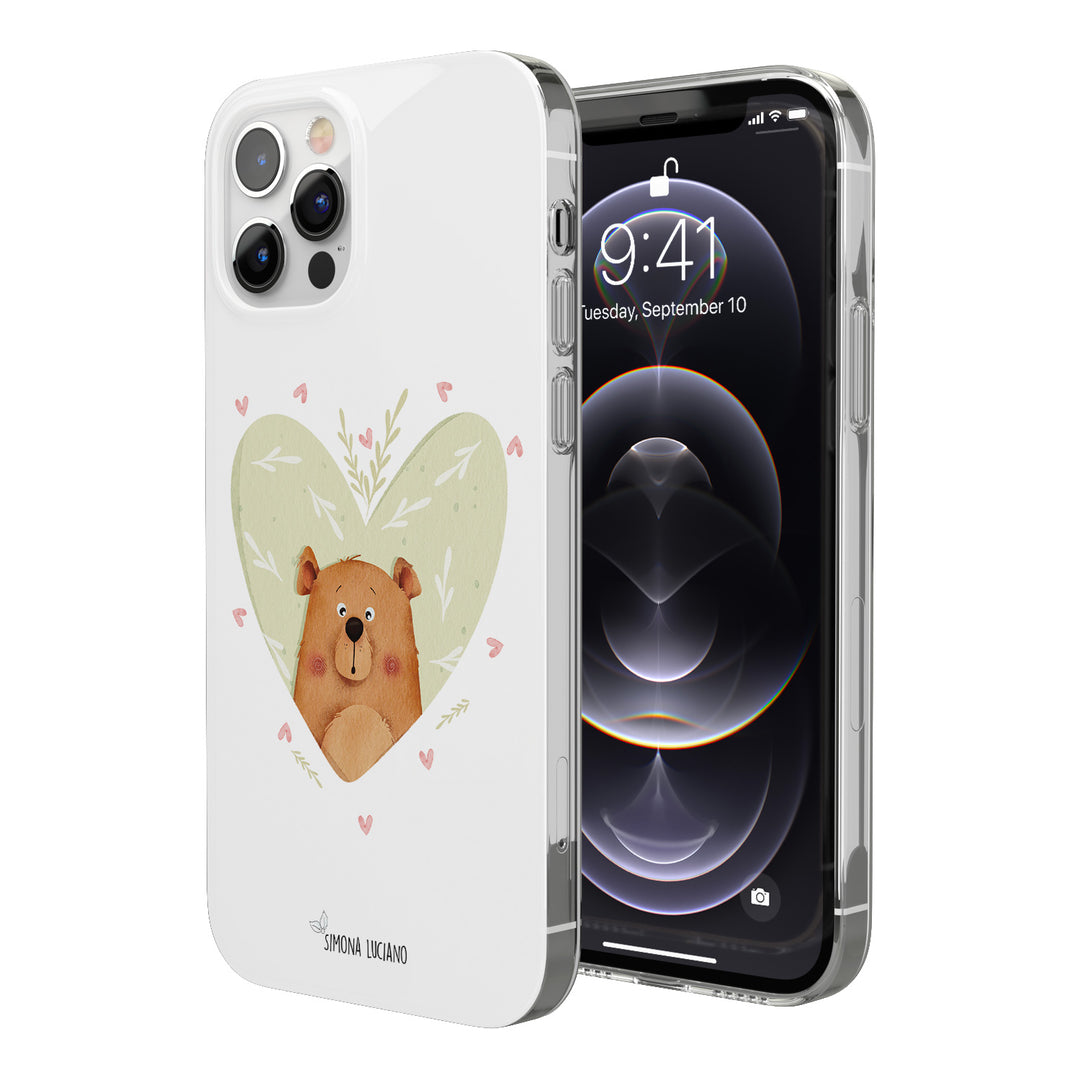 Cover Bear in love dell'album Flower di Simona Luciano per iPhone, Samsung, Xiaomi e altri