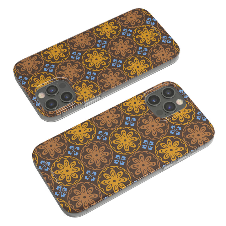 Cover Fiori brown dell'album GLAM Capsule Collection di Glamcasamagazine per iPhone, Samsung, Xiaomi e altri