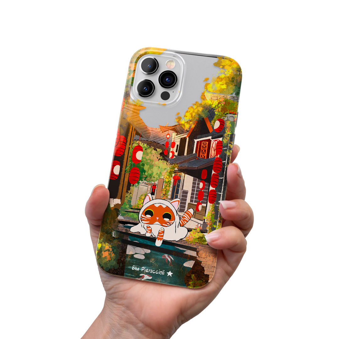 Cover Cat in Japan dell'album Ghost Cats di Blu Pieraccioli per iPhone, Samsung, Xiaomi e altri