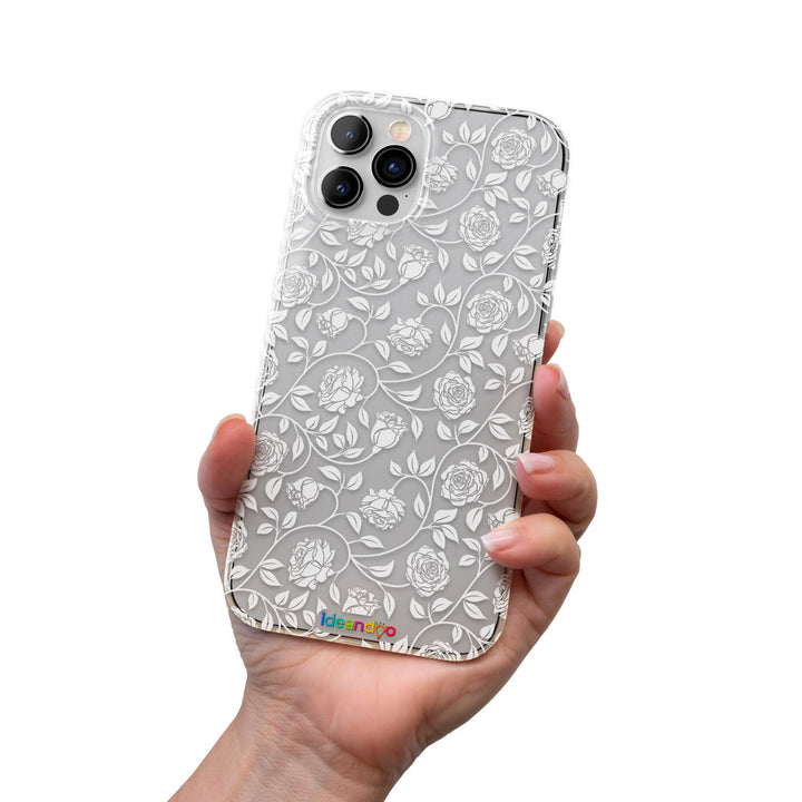 Cover Rose Bianche dell'album Fiori di Ideandoo per iPhone, Samsung, Xiaomi e altri